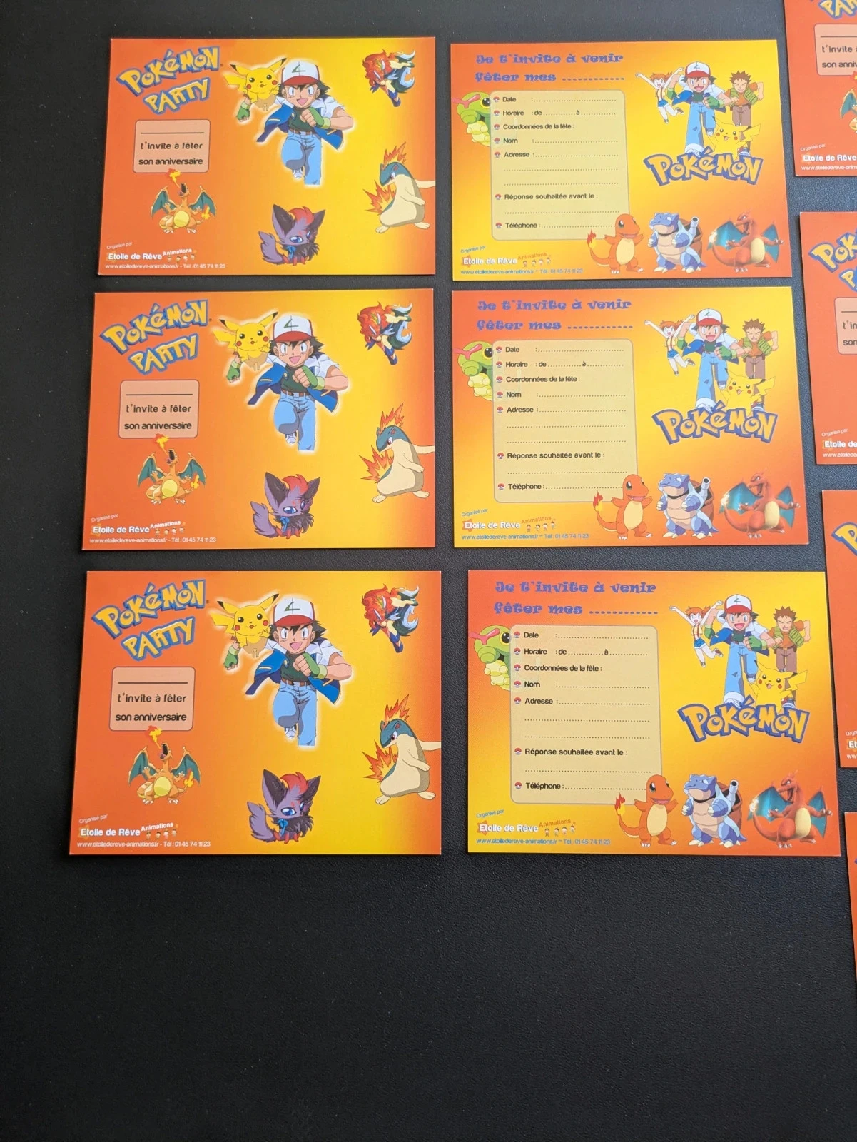 Ten Pokémon invitation boxes – photo 4